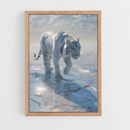 ap-white tiger-9 cadre Bois clair