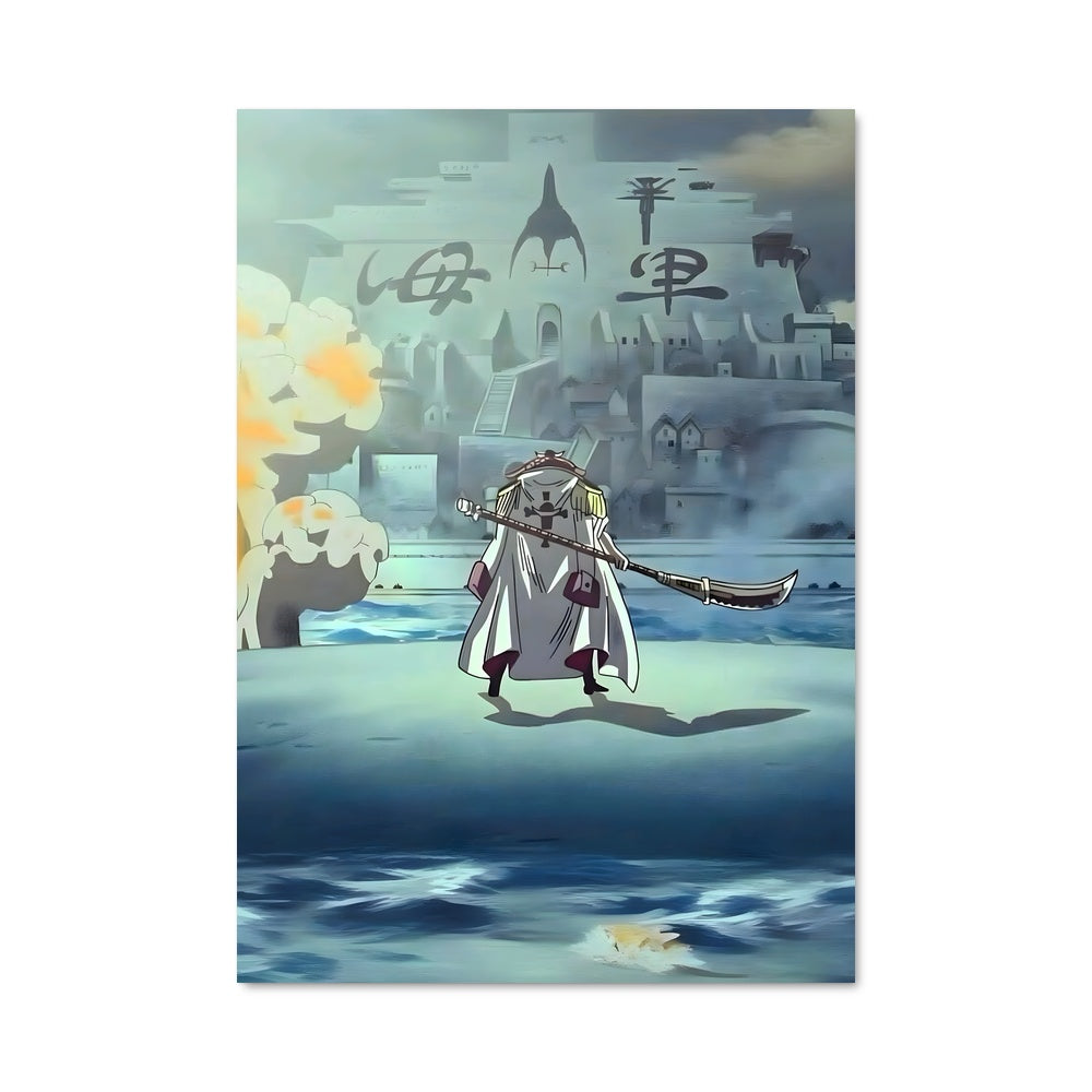 Poster Le Guerrier en Blanc