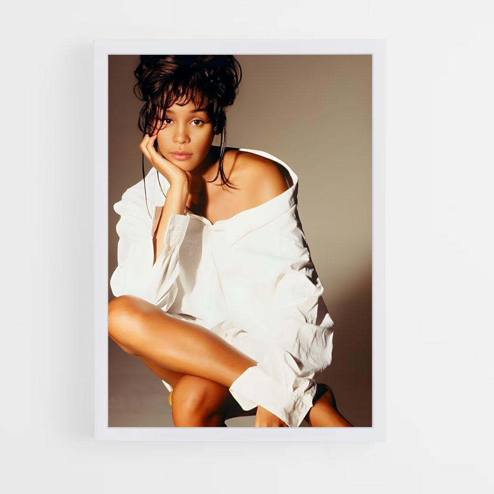 ap-whitney houston-3 cadre Blanc
