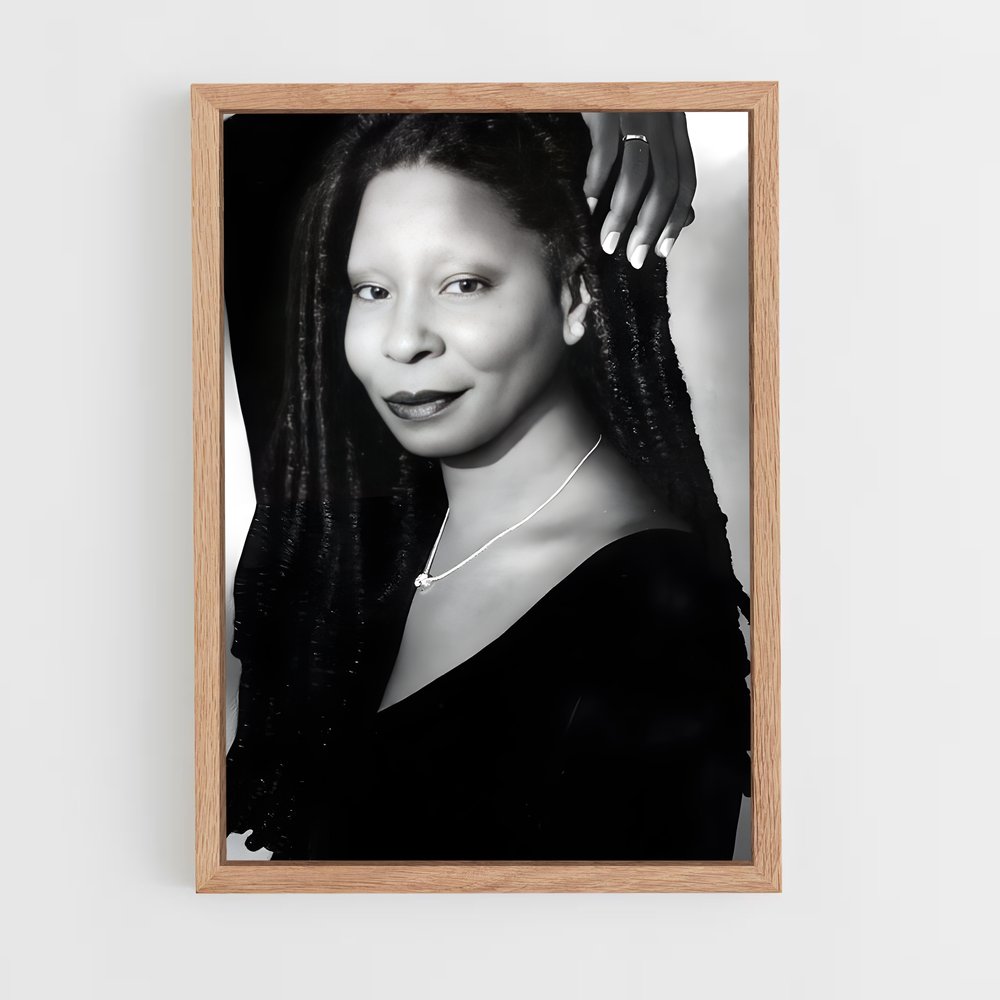 ap-whoopi goldberg-2 cadre Bois clair