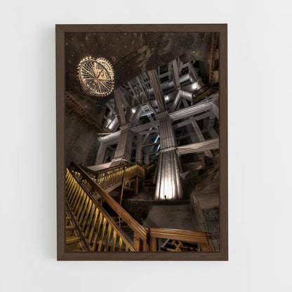 ap-wieliczka salt mine-1 cadre Bois foncé