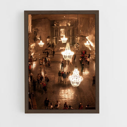 ap-wieliczka salt mine-8 cadre Bois foncé