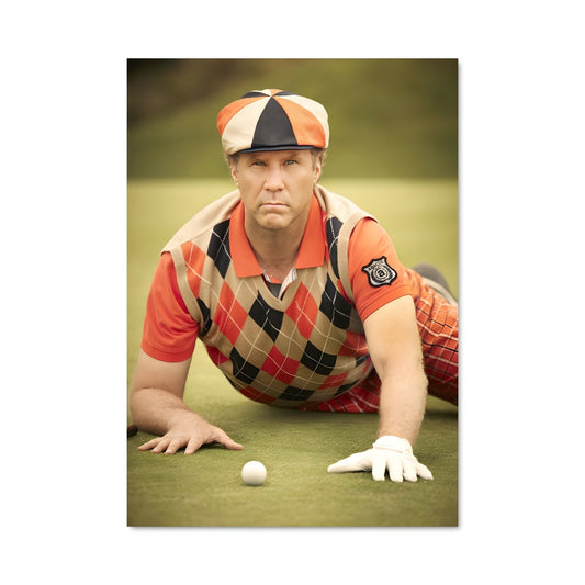 Poster Golf à la Folie
