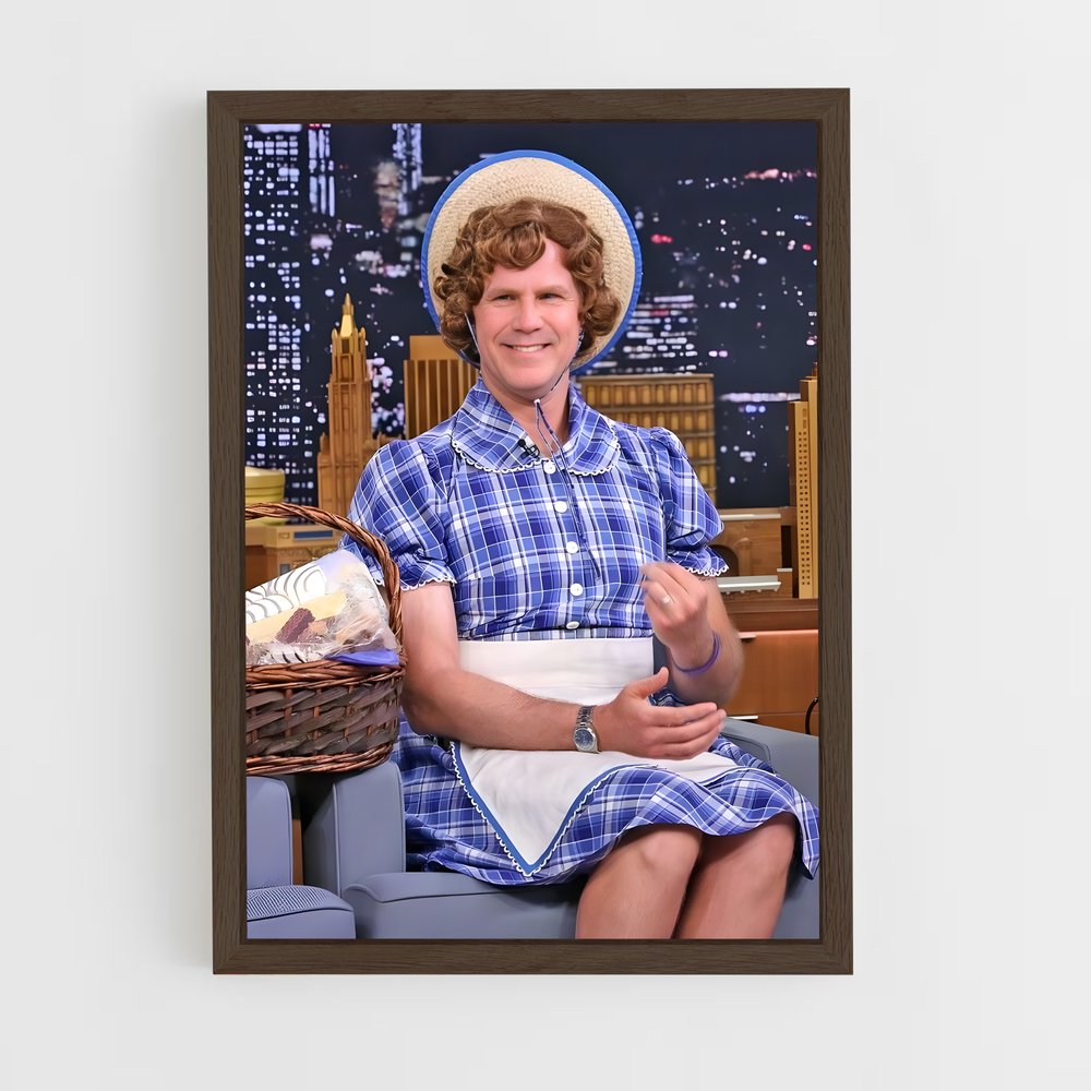 ap-will ferrell-2 cadre Bois foncé