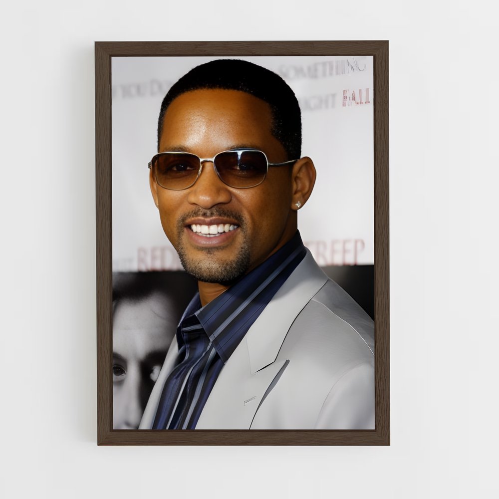 ap-will smith-4 cadre Bois foncé