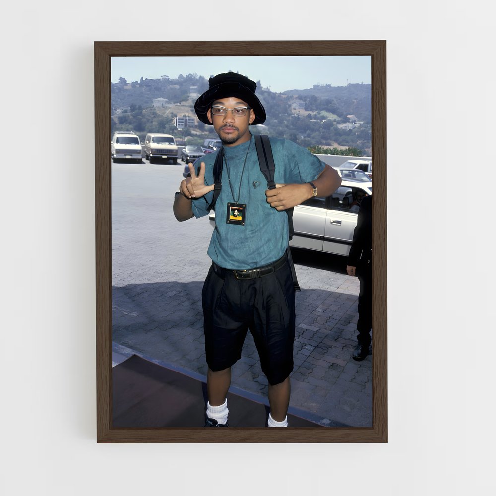 ap-will smith fresh prince-2 cadre Bois foncé