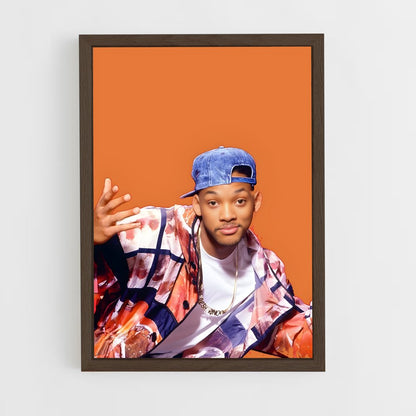 ap-will smith fresh prince-7 cadre Bois foncé
