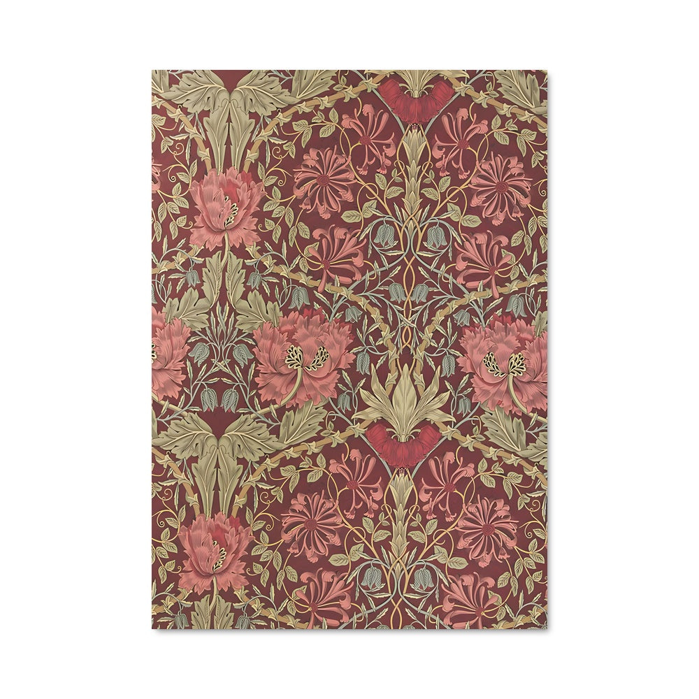 Poster Fleurs Écarlates