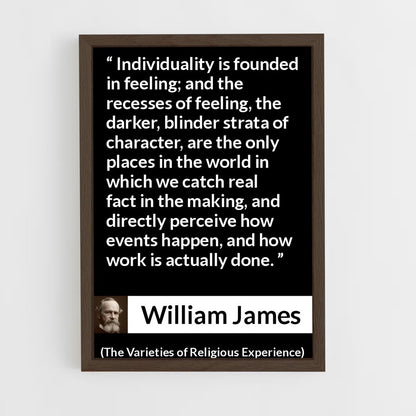 ap-william james-12 cadre Bois foncé