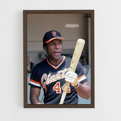 ap-willie mccovey-1 cadre Bois foncé
