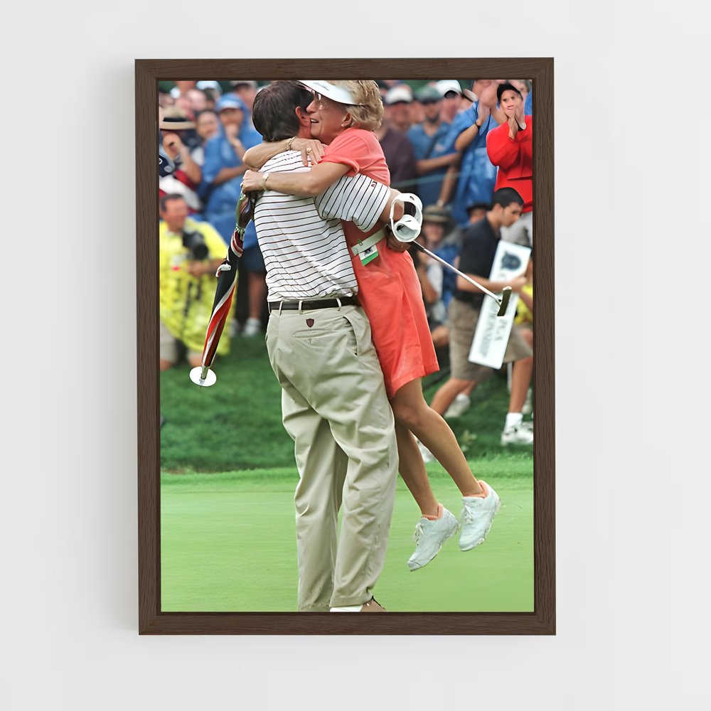 ap-winged foot golf club-1 cadre Bois foncé