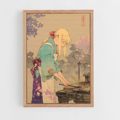 ap-winry rockbell-3 cadre Bois clair