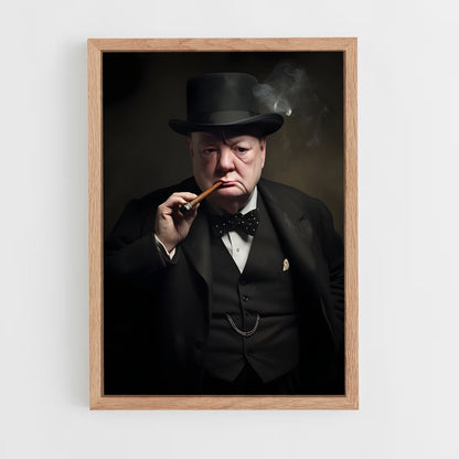 ap-winston churchill-4 cadre Bois clair