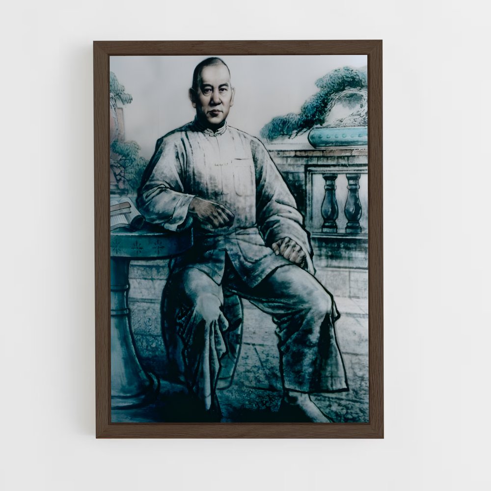 ap-wong fei hung-4 cadre Bois foncé