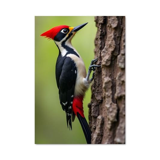 Poster Pic-Vert Éclatant