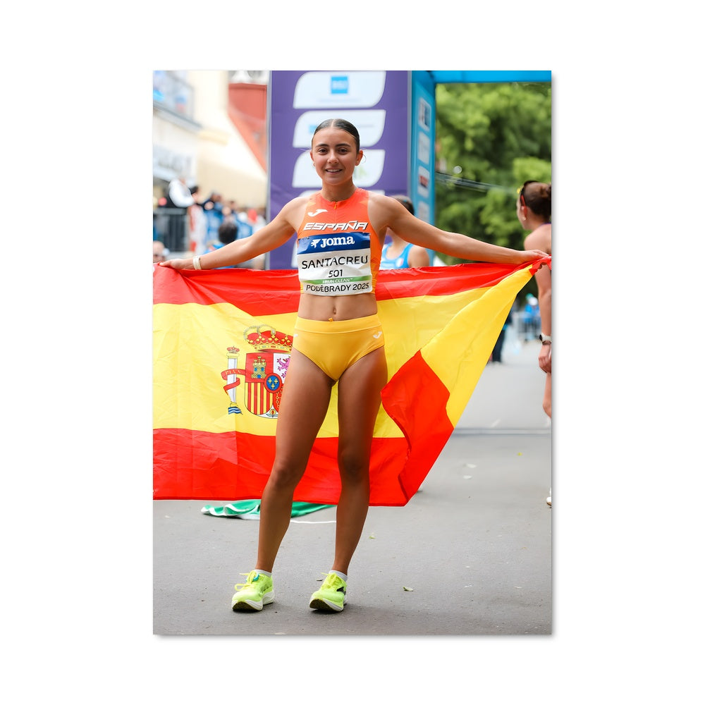 Poster Championne de la Marche