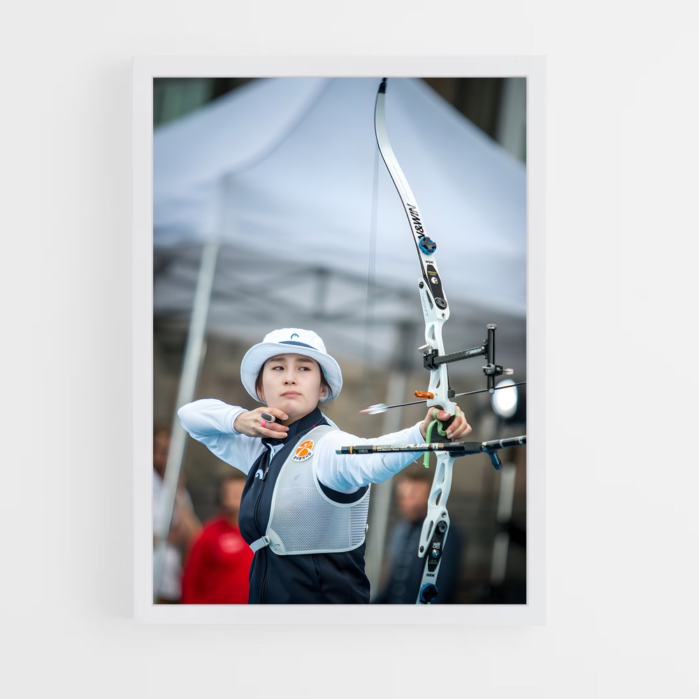 ap-world cup archery-2 cadre Blanc