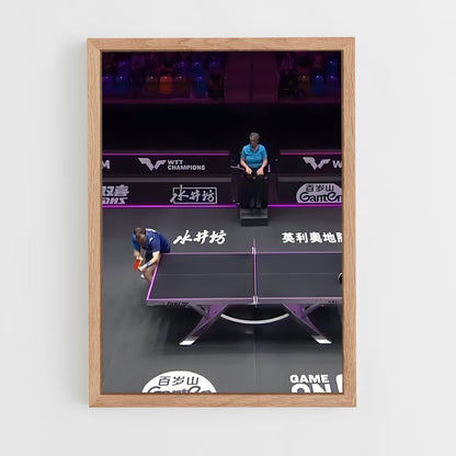 ap-world cup table tennis-1 cadre Bois clair