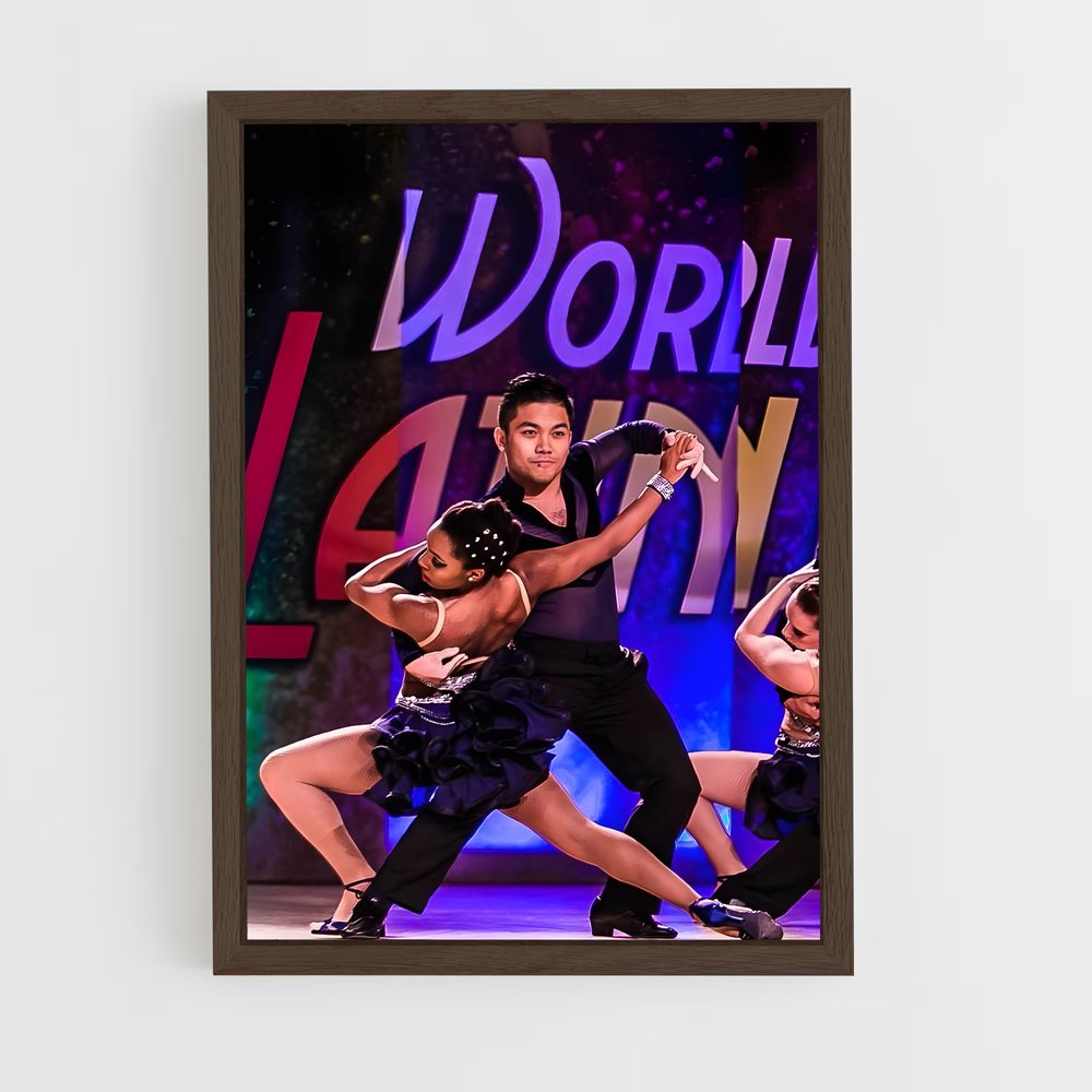 ap-world latin dance cup-1 cadre Bois foncé