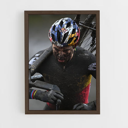 ap-wout van aert-1 cadre Bois foncé