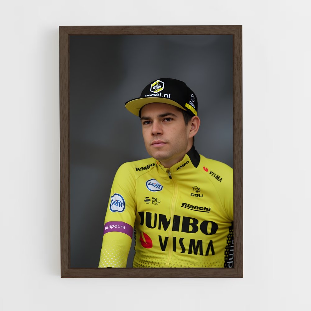 ap-wout van aert-2 cadre Bois foncé