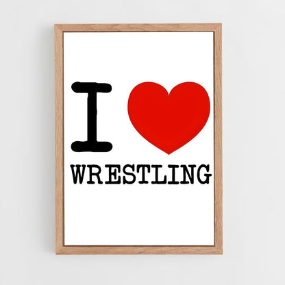 ap-wrestling-4 cadre Bois clair