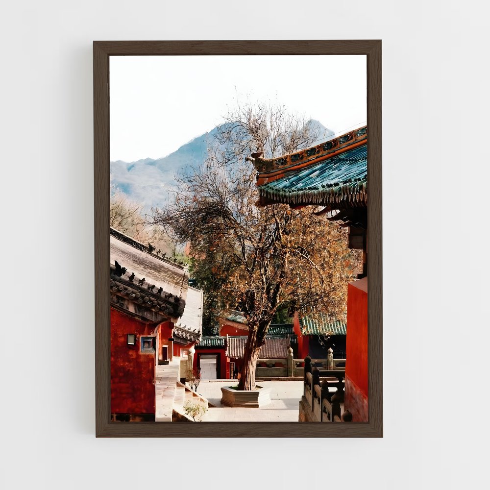 ap-wudang mountain-11 cadre Bois foncé