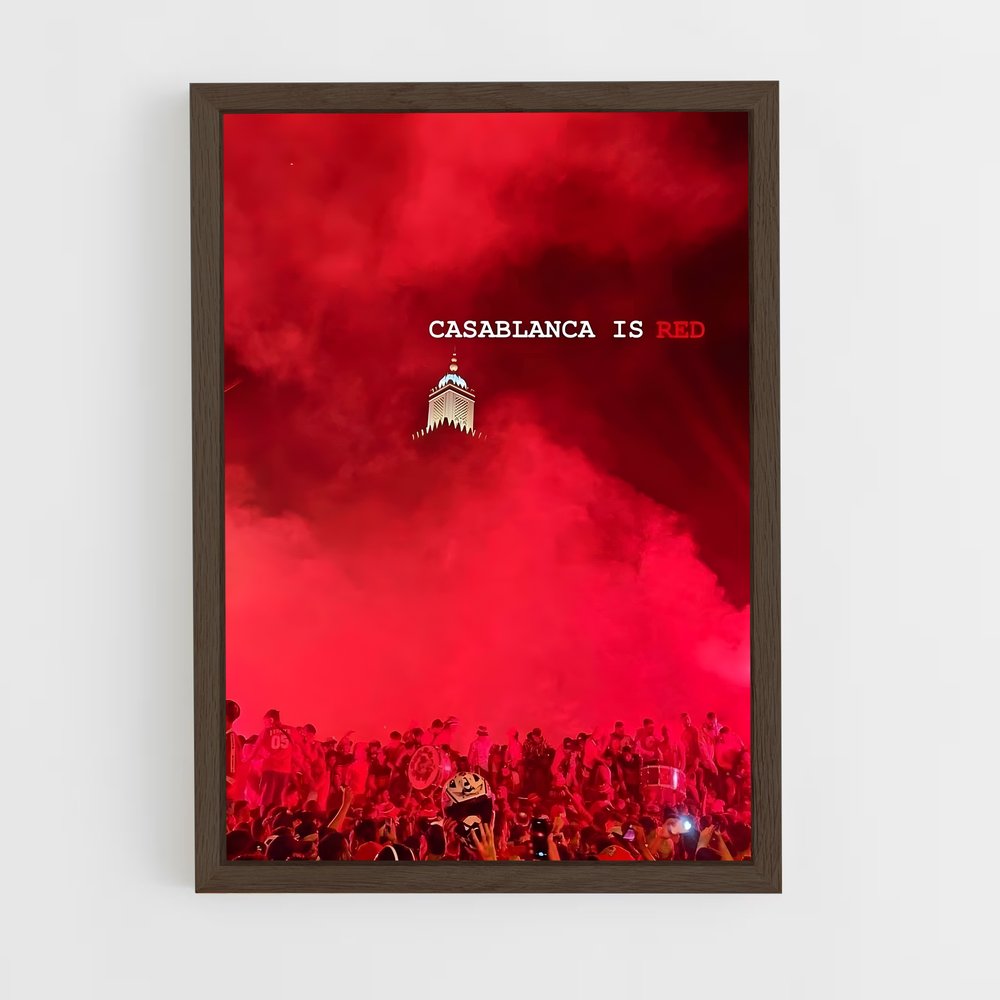 ap-wydad casablanca-10 cadre Bois foncé