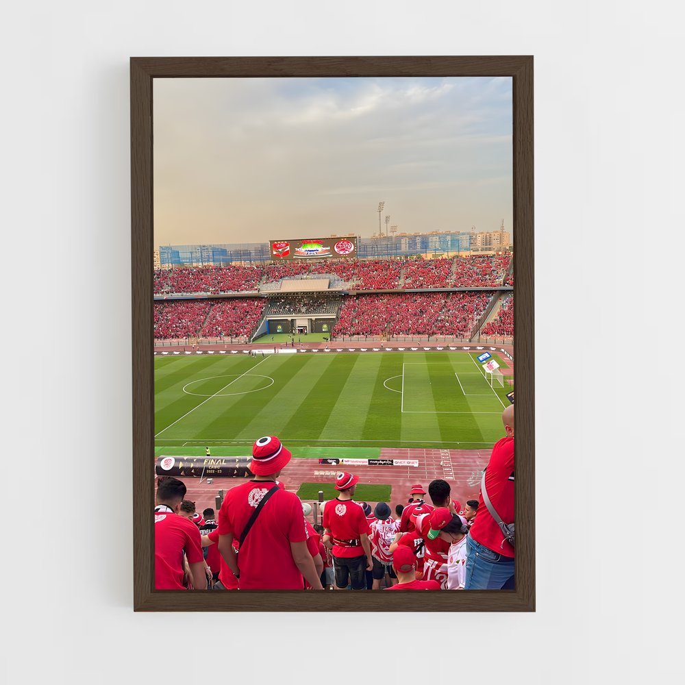 ap-wydad casablanca-7 cadre Bois foncé