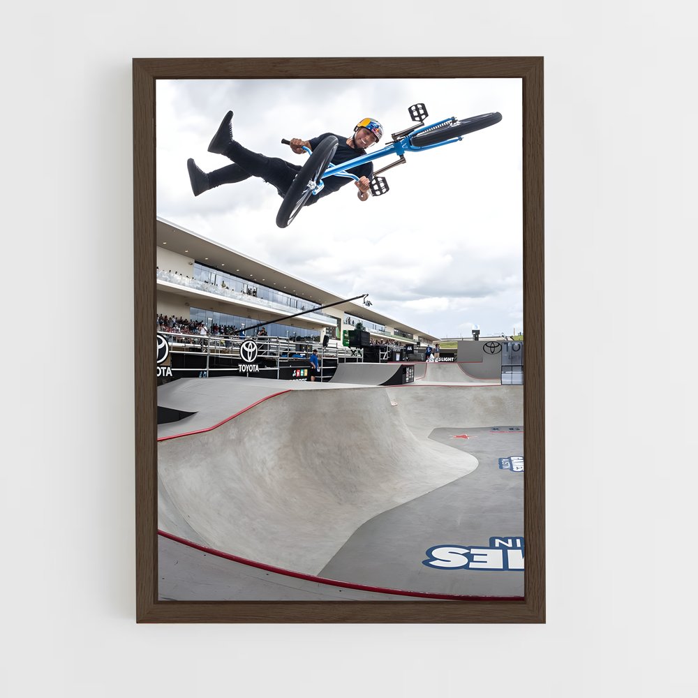 ap-x games bmx-3 cadre Bois foncé