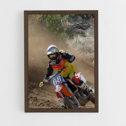 ap-x games motocross-6 cadre Bois foncé