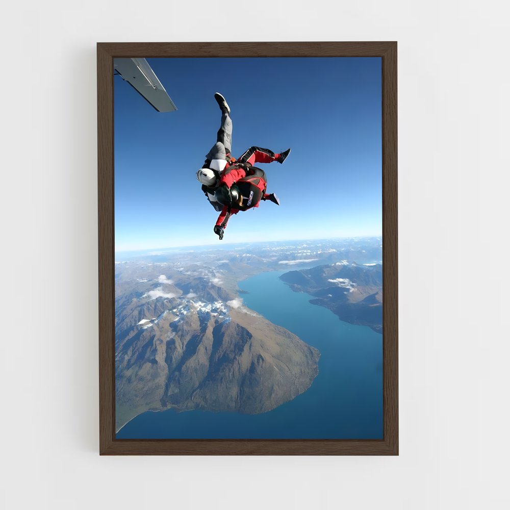 ap-x games skydiving-4 cadre Bois foncé