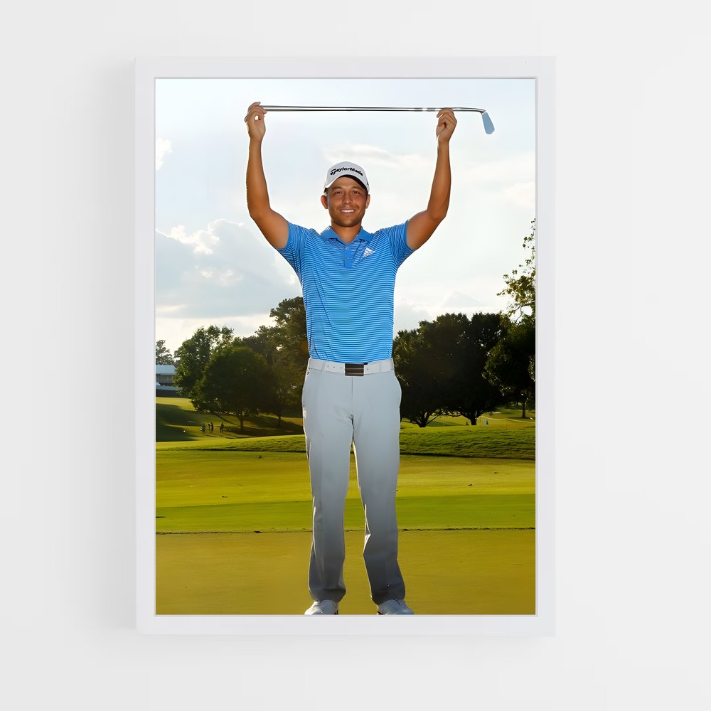ap-xander schauffele-3 cadre Blanc