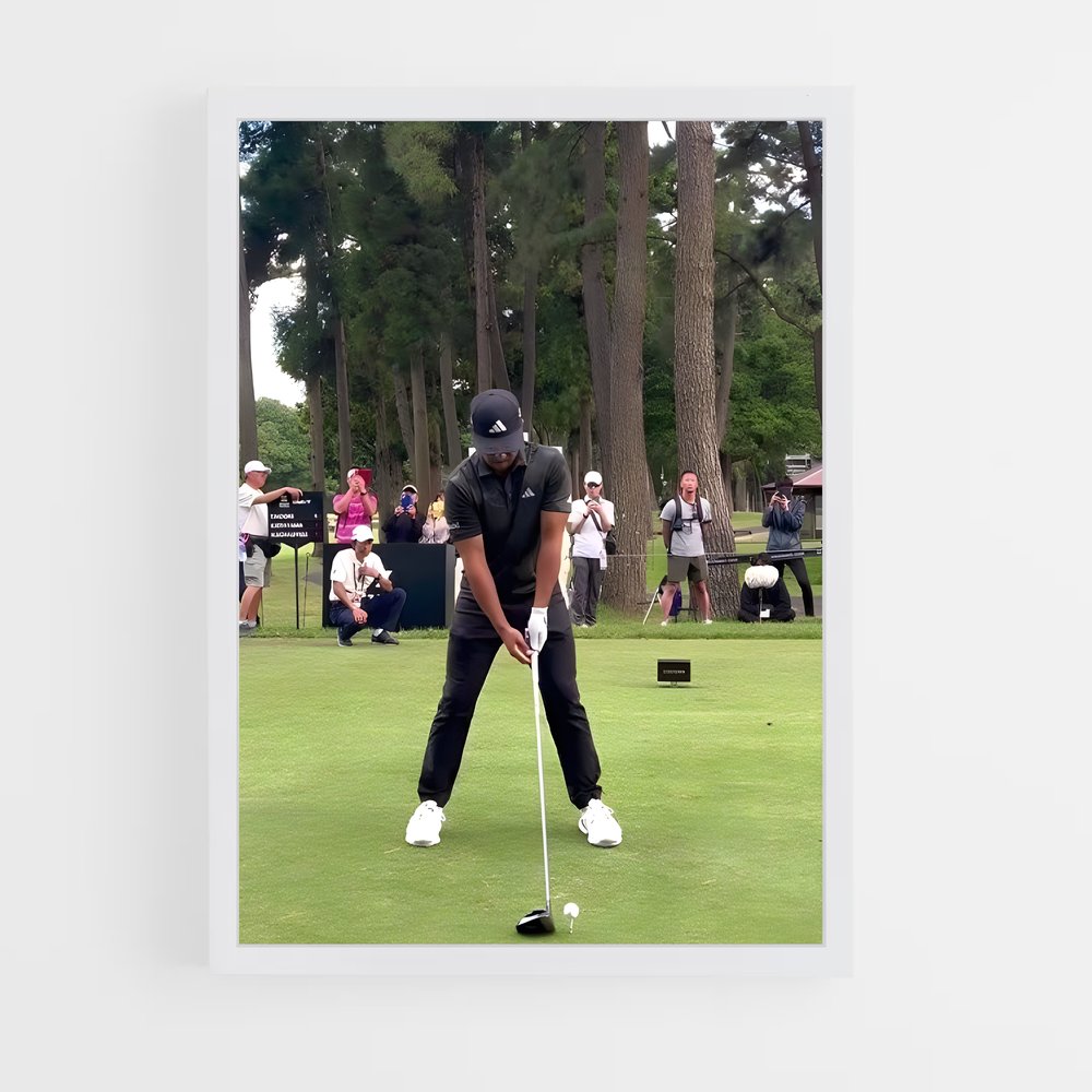 ap-xander schauffele-5 cadre Blanc