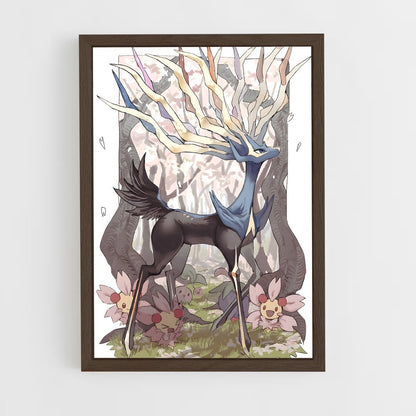 ap-xerneas-9 cadre Bois foncé