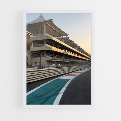ap-yas marina circuit abu dhabi-1 cadre Blanc