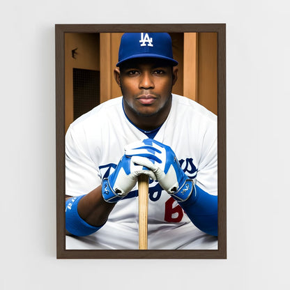 ap-yasiel puig-2 cadre Bois foncé