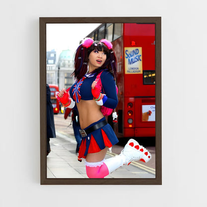 ap-yaya han-12 cadre Bois foncé
