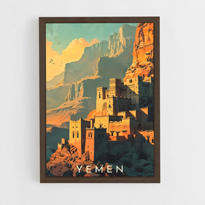 ap-yemen-10 cadre Bois foncé