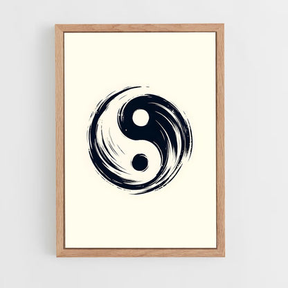 ap-yin yang-2 cadre Bois clair
