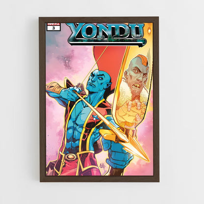 ap-yondu guardians-4 cadre Bois foncé