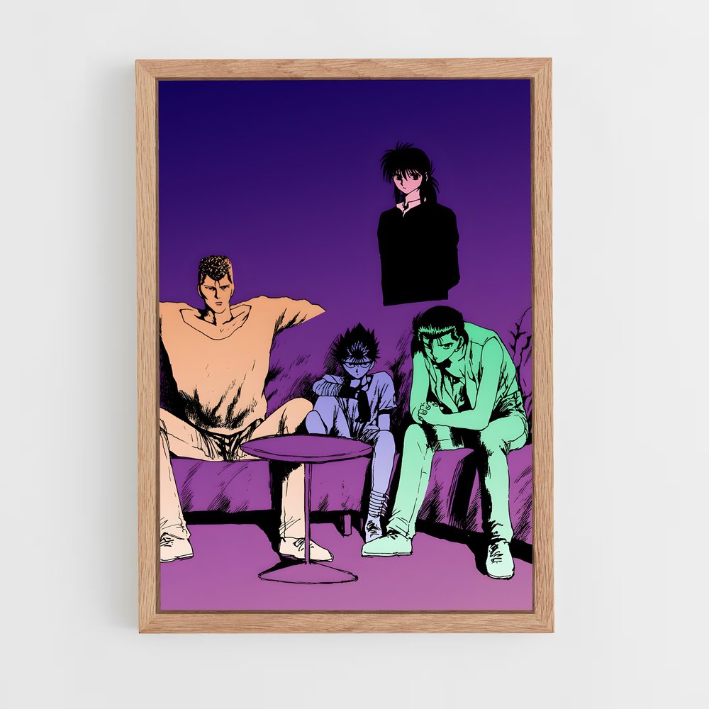 ap-yu yu hakusho-2 cadre Bois clair