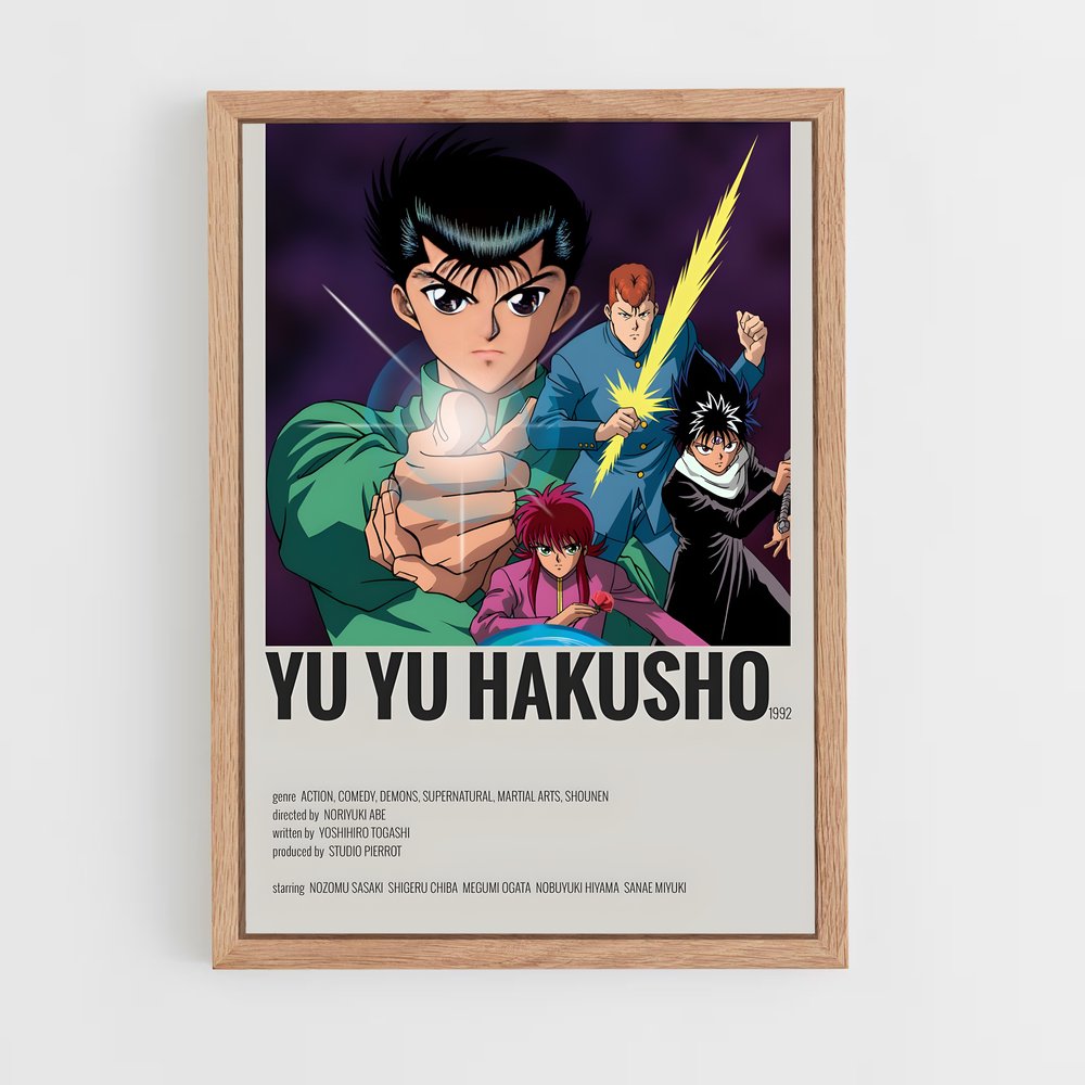 ap-yu yu hakusho-6 cadre Bois clair