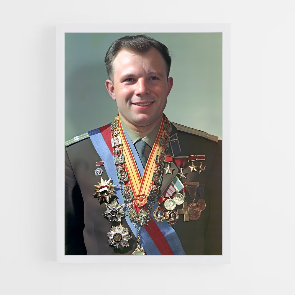 ap-yuri gagarin-6 cadre Blanc
