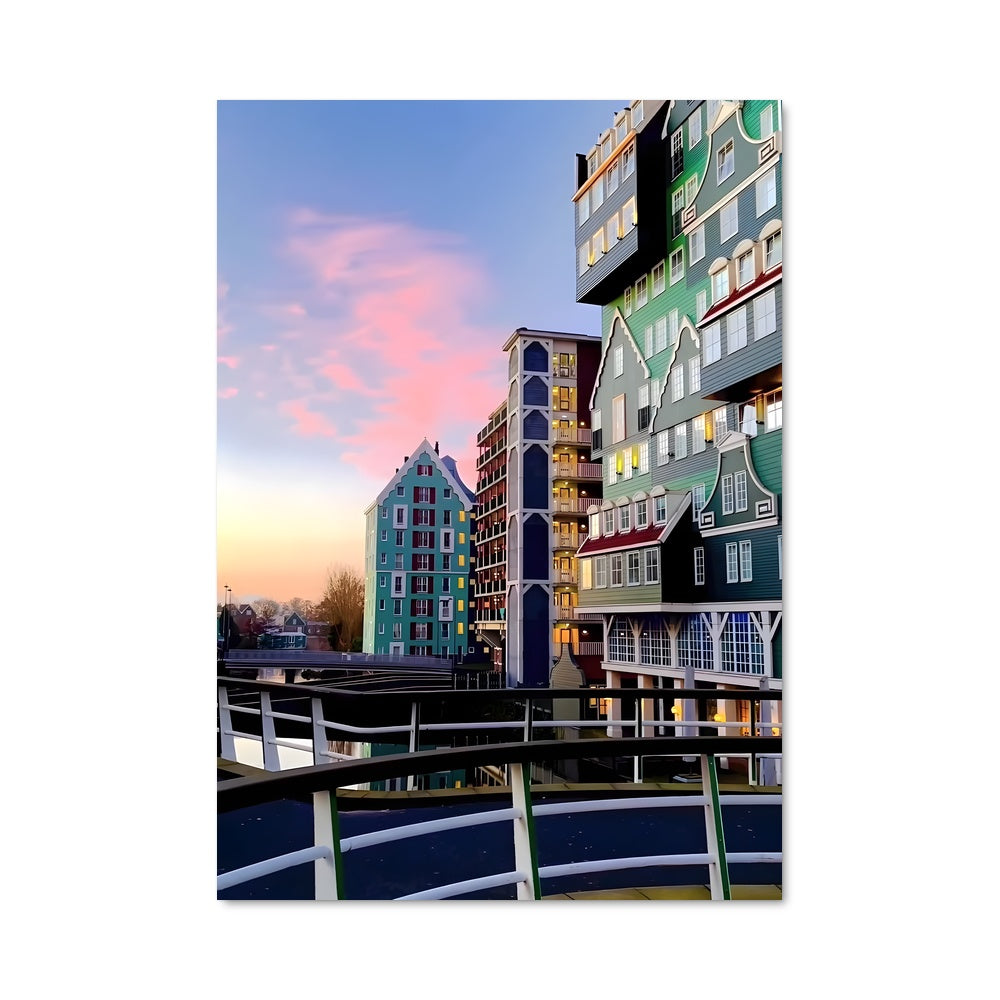 Poster Fenêtres Colorées