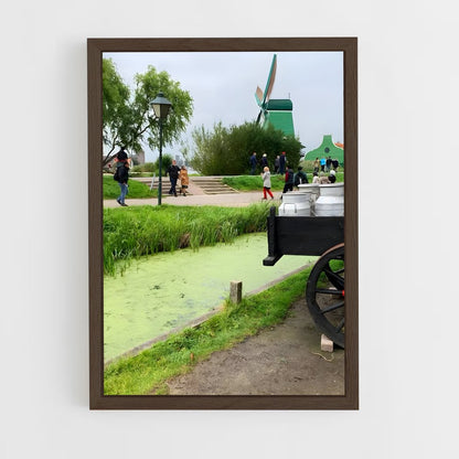 ap-zaanse schans-3 cadre Bois foncé
