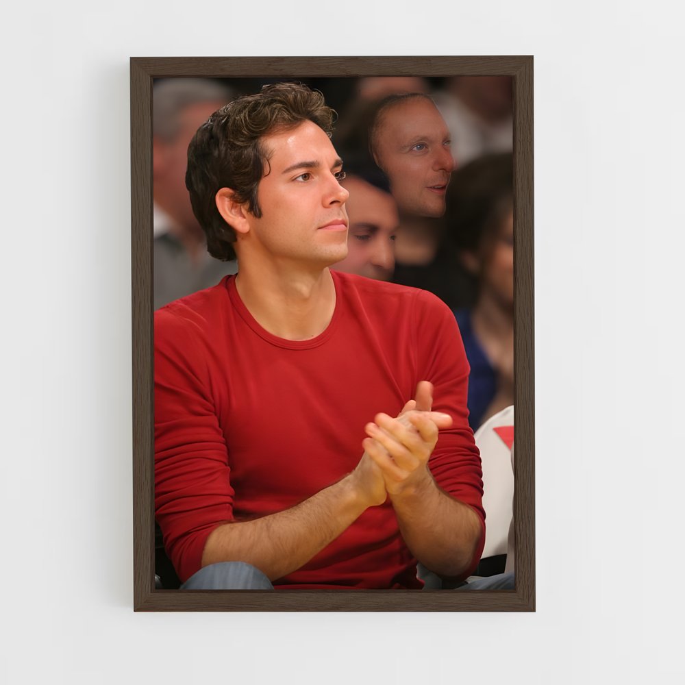 ap-zachary levi-1 cadre Bois foncé