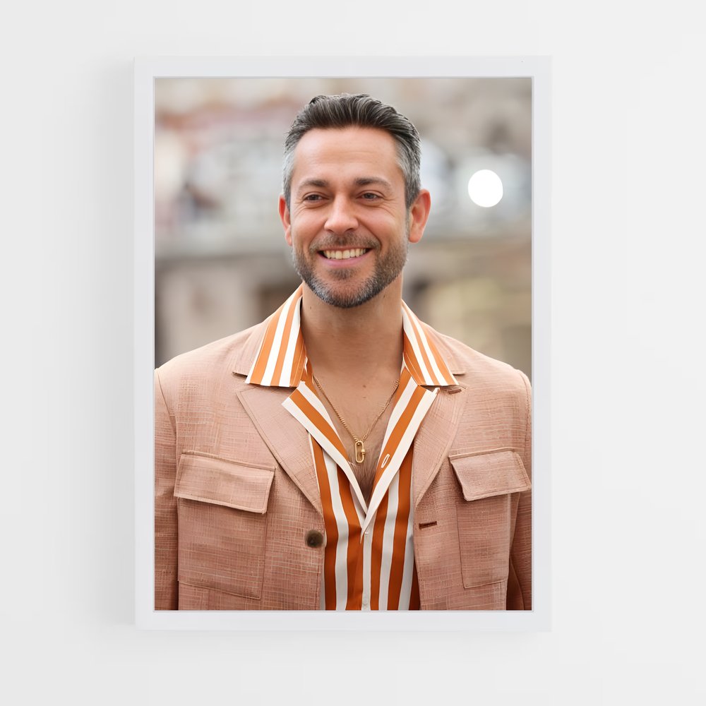 ap-zachary levi-5 cadre Blanc