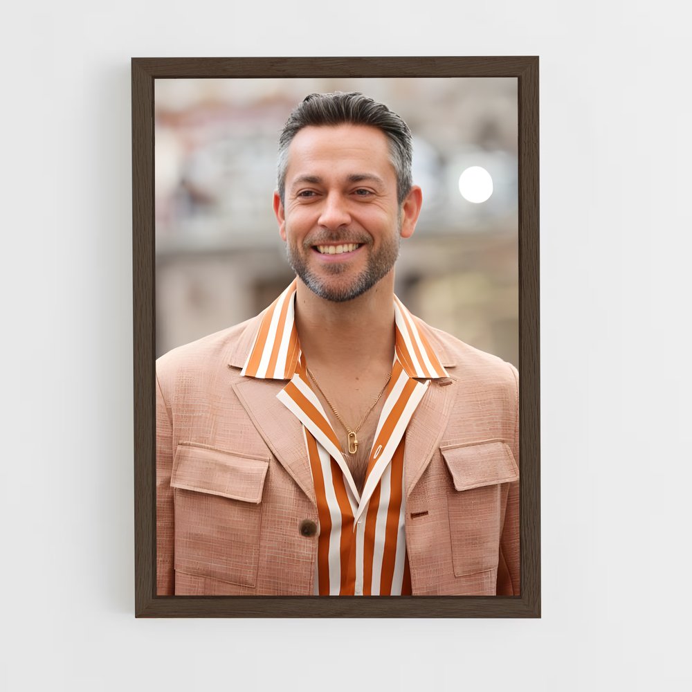 ap-zachary levi-5 cadre Bois foncé