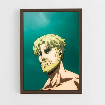ap-zeke yeager-5 cadre Bois foncé
